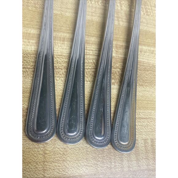 Sysco Winchester Stainless Flatware Ice Tea Spoons Set Of Four (4) 8.5” - Picture 3 of 5
